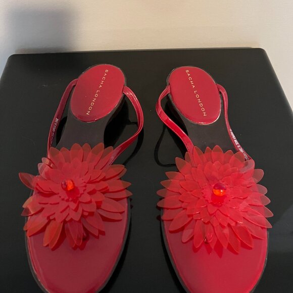 Fire Red Summer Sandal - Picture 2 of 3